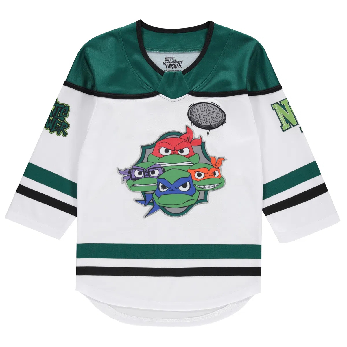 Teenage Mutant Ninja Turtles TMNT Boys Long Sleeve Hockey Jersey