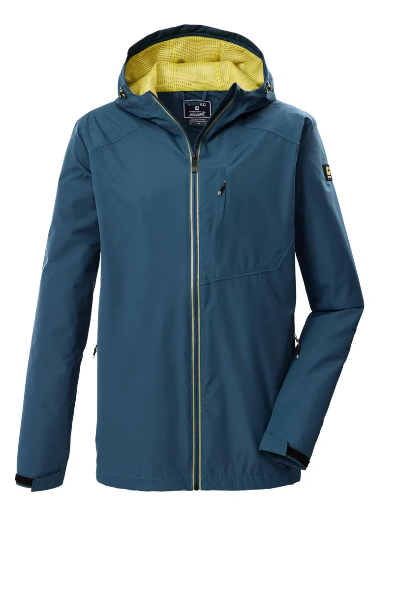 Killtec Herren Kos 56 Mn Jckt Funktionsjacke/Outdoorjacke mit Kapuze, packbar