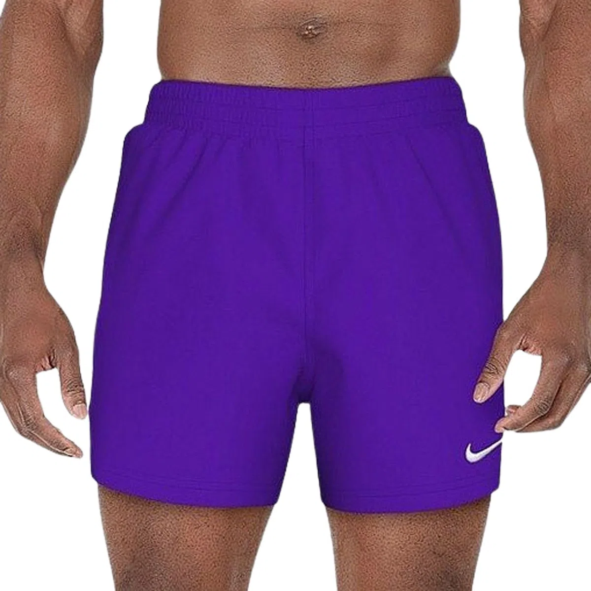 Nike Unisex Nike Swim Breaker Solid Essent 5" Volley Short Bright Violet Swim Trunks
