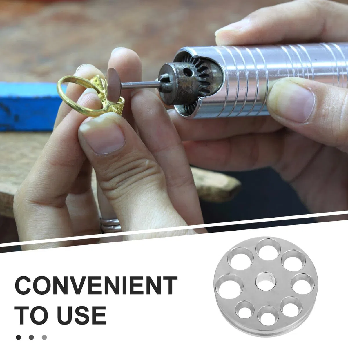 Ring-Anpassungswerkzeug Aus Karbonstahl Mit PräZisem RingmaßMesser Und BandvergrößErer FüR DIY Schmuckreparatur Und Schnelle RinggrößEnäNderung