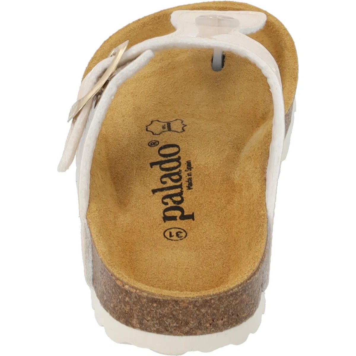 Palado Mädchen Zehentrenner Kids Kos G Sparkle – coole Sandalen Made in Spain - Hausschuhe mit schimmernden Farben - Sommerschuhe mit Kork-Fußbett