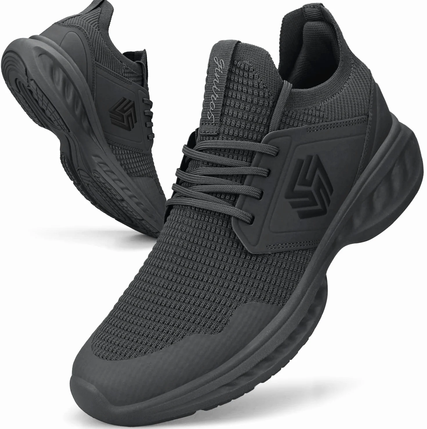Giniros Sneaker Herren Laufschuhe Sportschuhe Turnschuhe Running Tennis Schuhe Freizeit Straßenlaufschuhe Fashion Leichtgewichts Atmungsaktiv Walkingschuhe Outdoor Fitness Jogging Schuhe