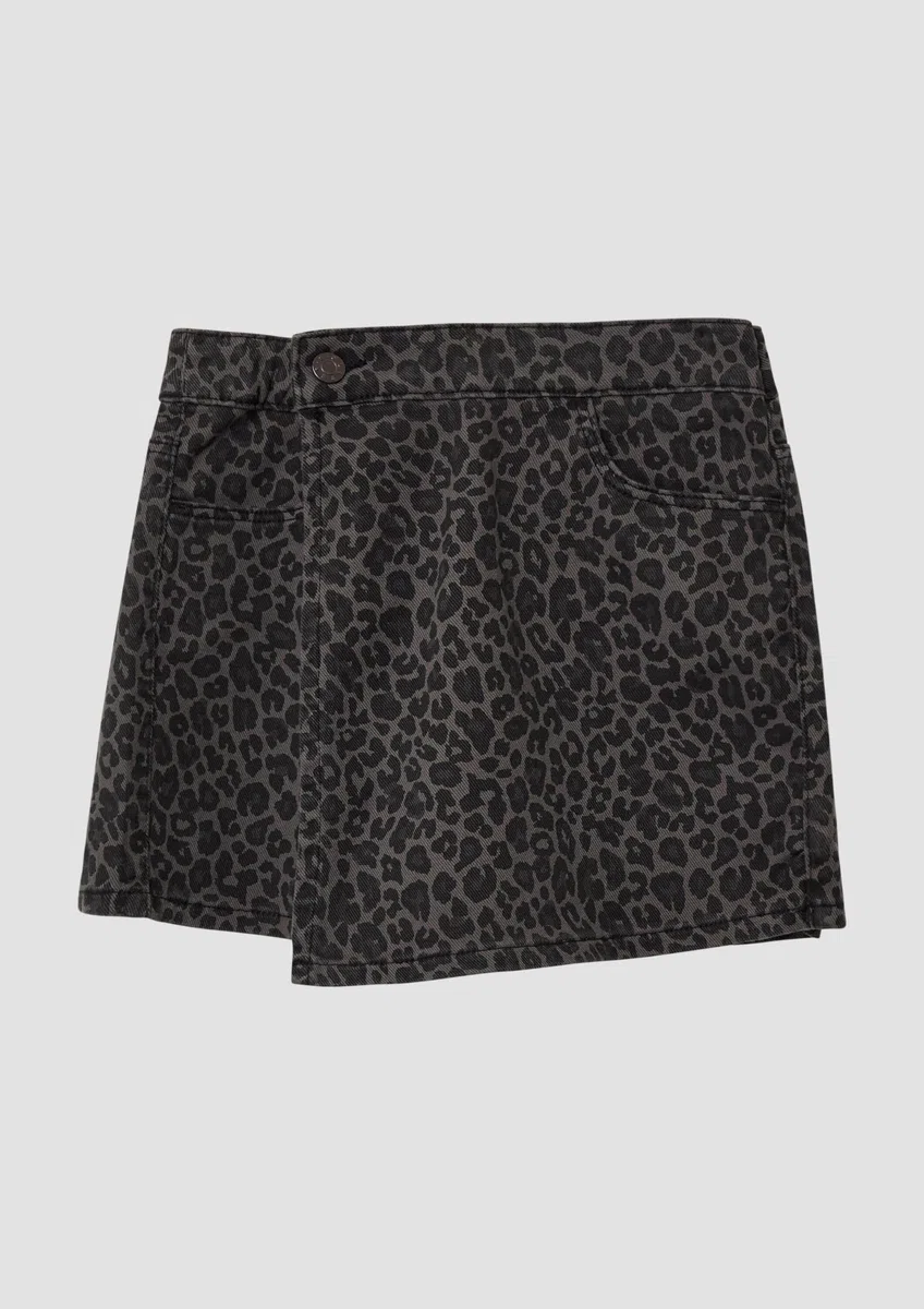 Skort/Rock mit Shorts dunkelgrau 158