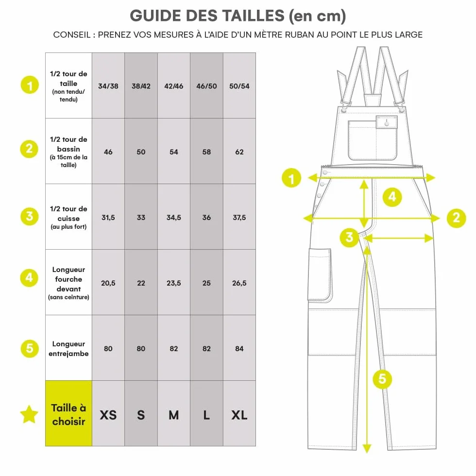 Damen Pep's Arbeitslatzhose (1er Pack)