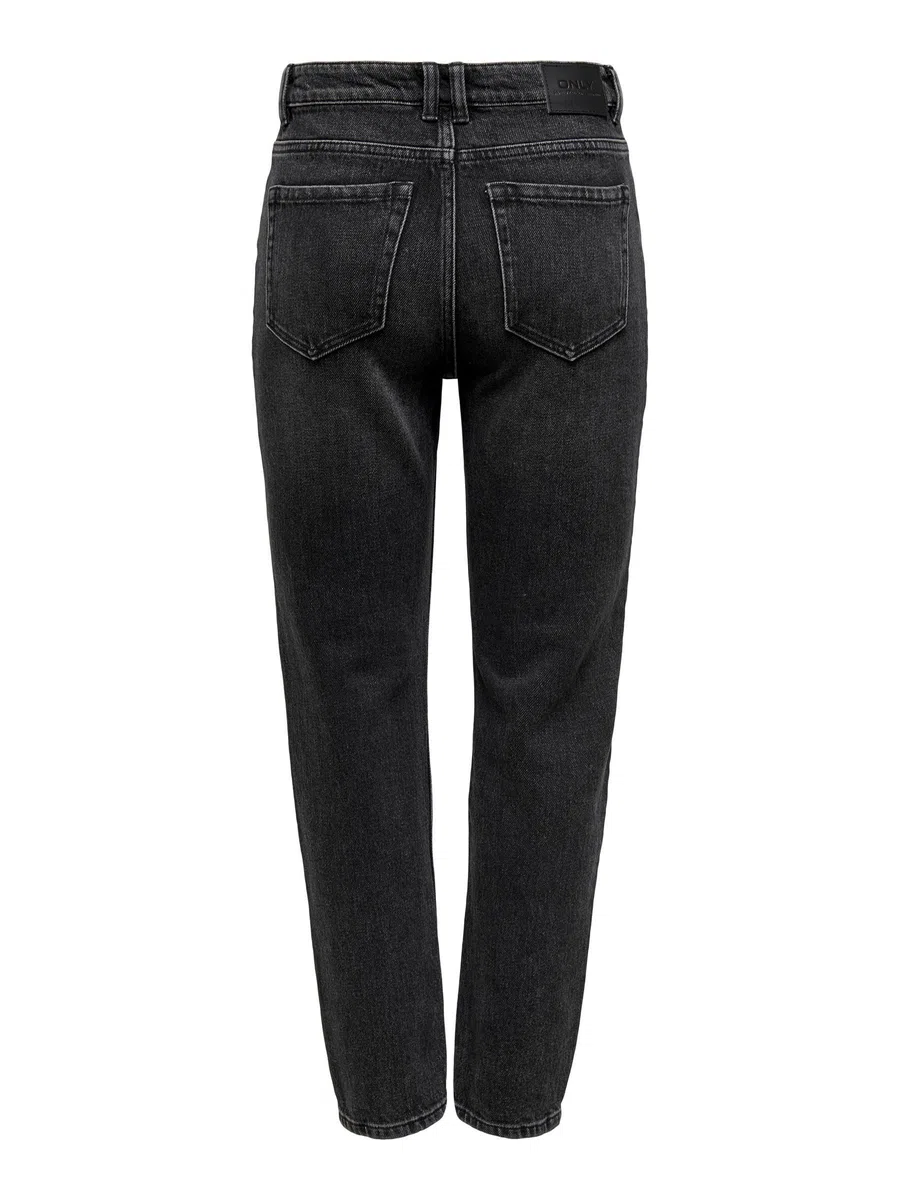 ONLY Female Straight-Fit Jeans ONLEMILY Hohe Taille Gerade geschnitten Knöchellang Jeans