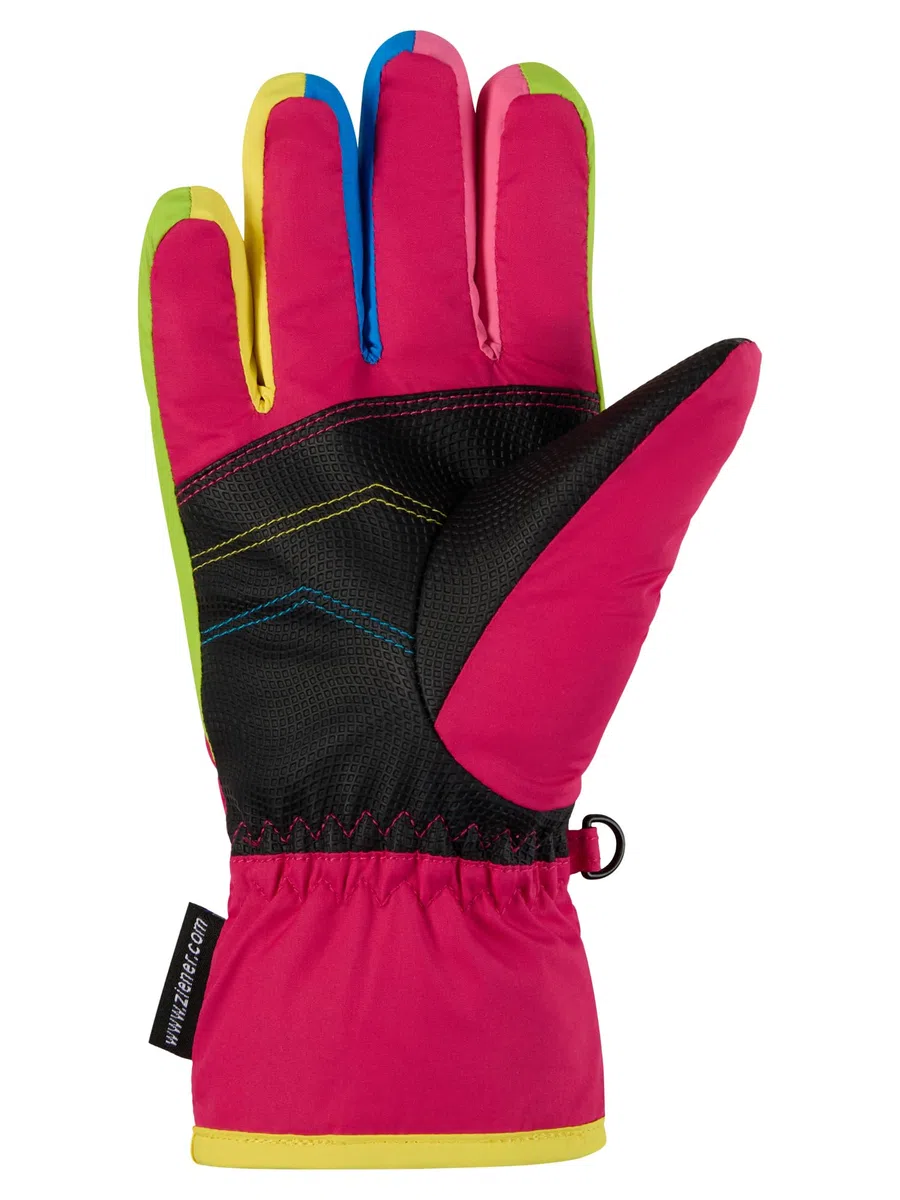 Ziener Kinder LAMIL-Z Ski-Handschuhe/Wintersport | wasserdicht, PFC frei