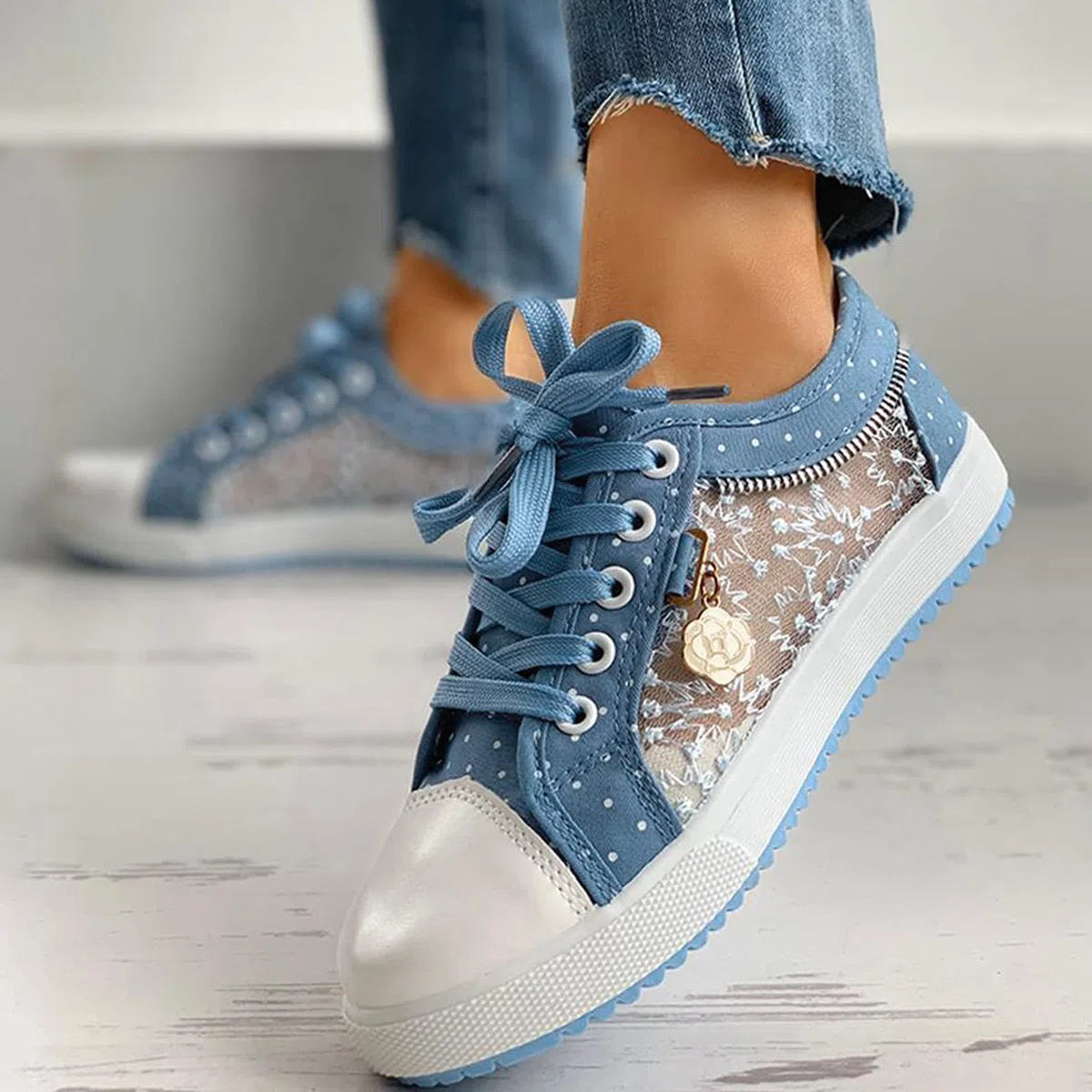Gesundheitsschuhe Damen Mit Fußbett Wedges Keilabsatz Schuhe Stoßdämpfende Athletische Schuhe Mesh Sportlich Schuhe Komfortabel Breite Schuhe Freizeitsportschuhe Für Sporthalle Outdoor Jogging