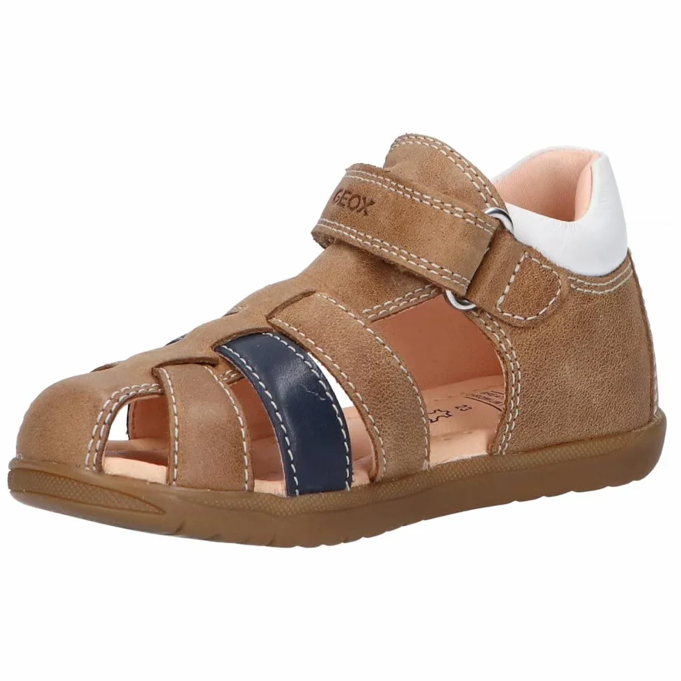 Geox Jungen B Sandal Macchia Boy Erste Schritte, Caramel, 23 EU