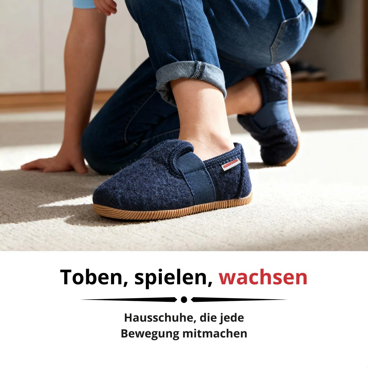 Giesswein Unisex Kinder WeidachFlache Hausschuhe