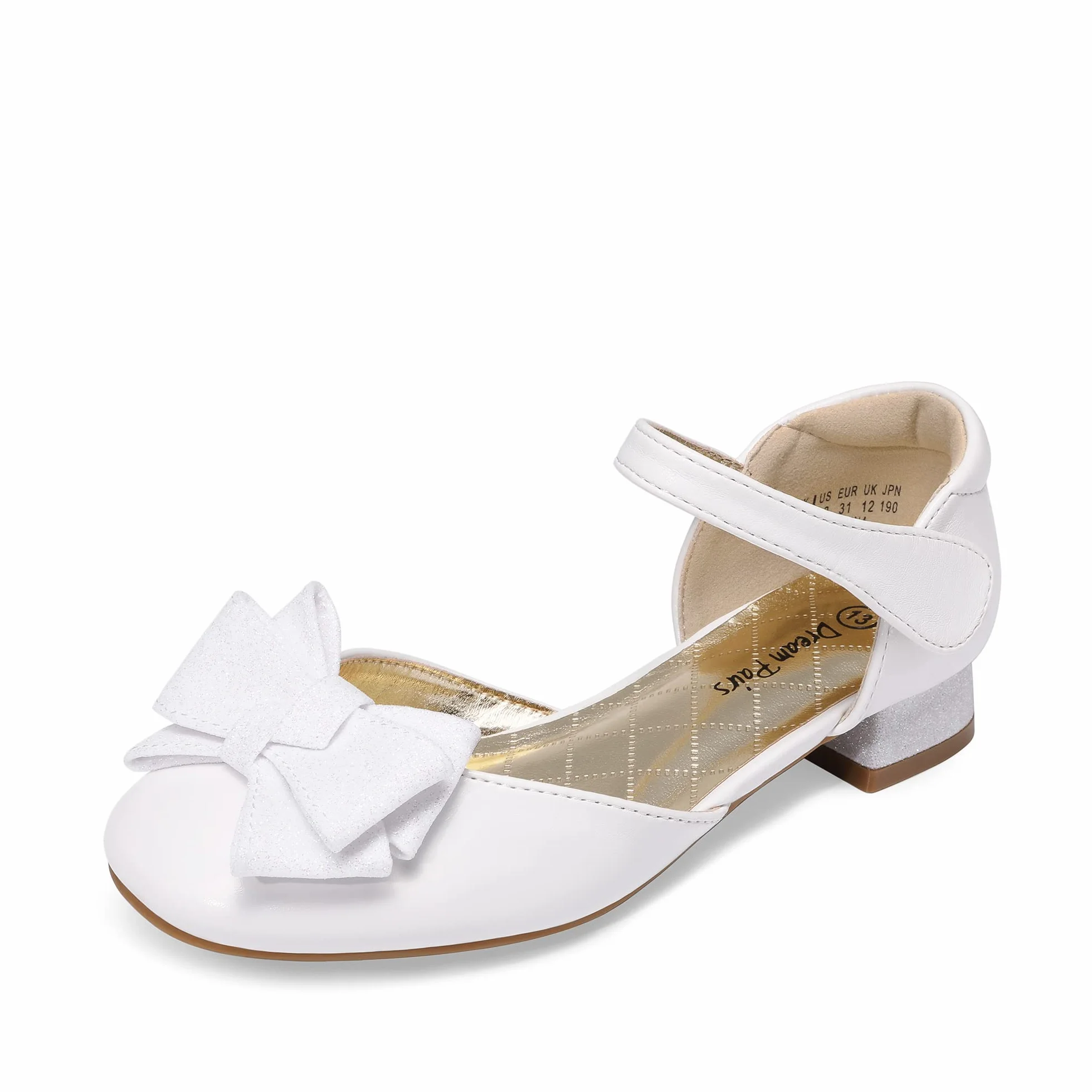 DREAM PAIRS mädchenschuhe Mädchen Ballerinas Kommunionschuhe Prinzessinnen Schuhe Flache Schuhe Mary Jane festlicheschuhe Schleife