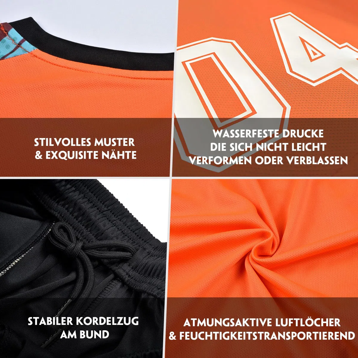 LAIFU Benutzerdefiniert Torwart Trikots für Erwachsene/Kinder Torwarttrikot Set mit Name Team Logo