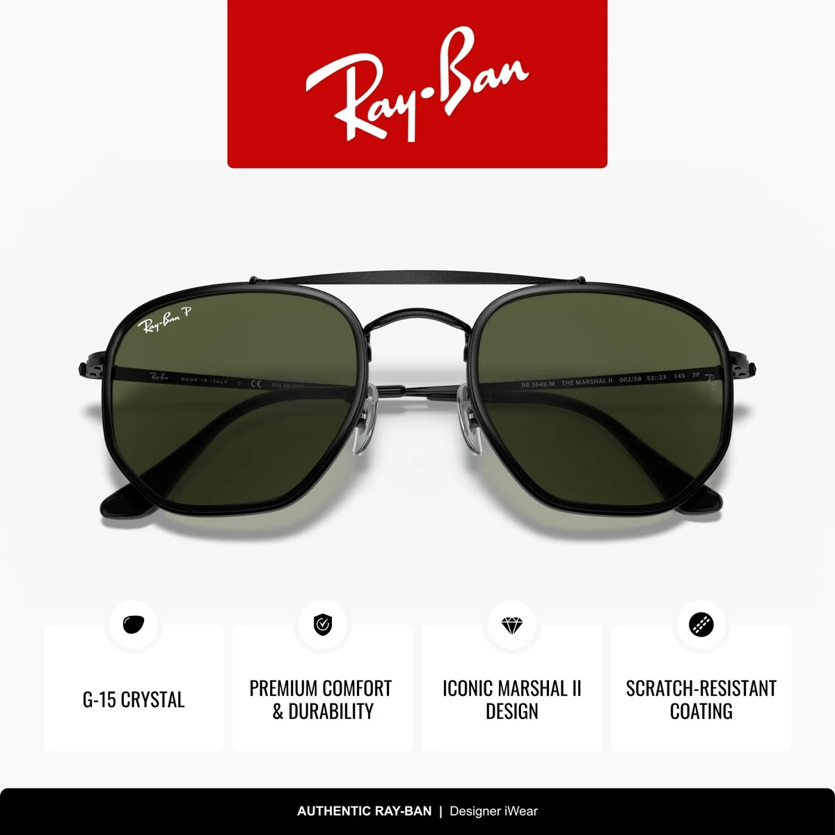 Ray-Ban Unisex 0rb3648m Lesebrille (1er Pack)