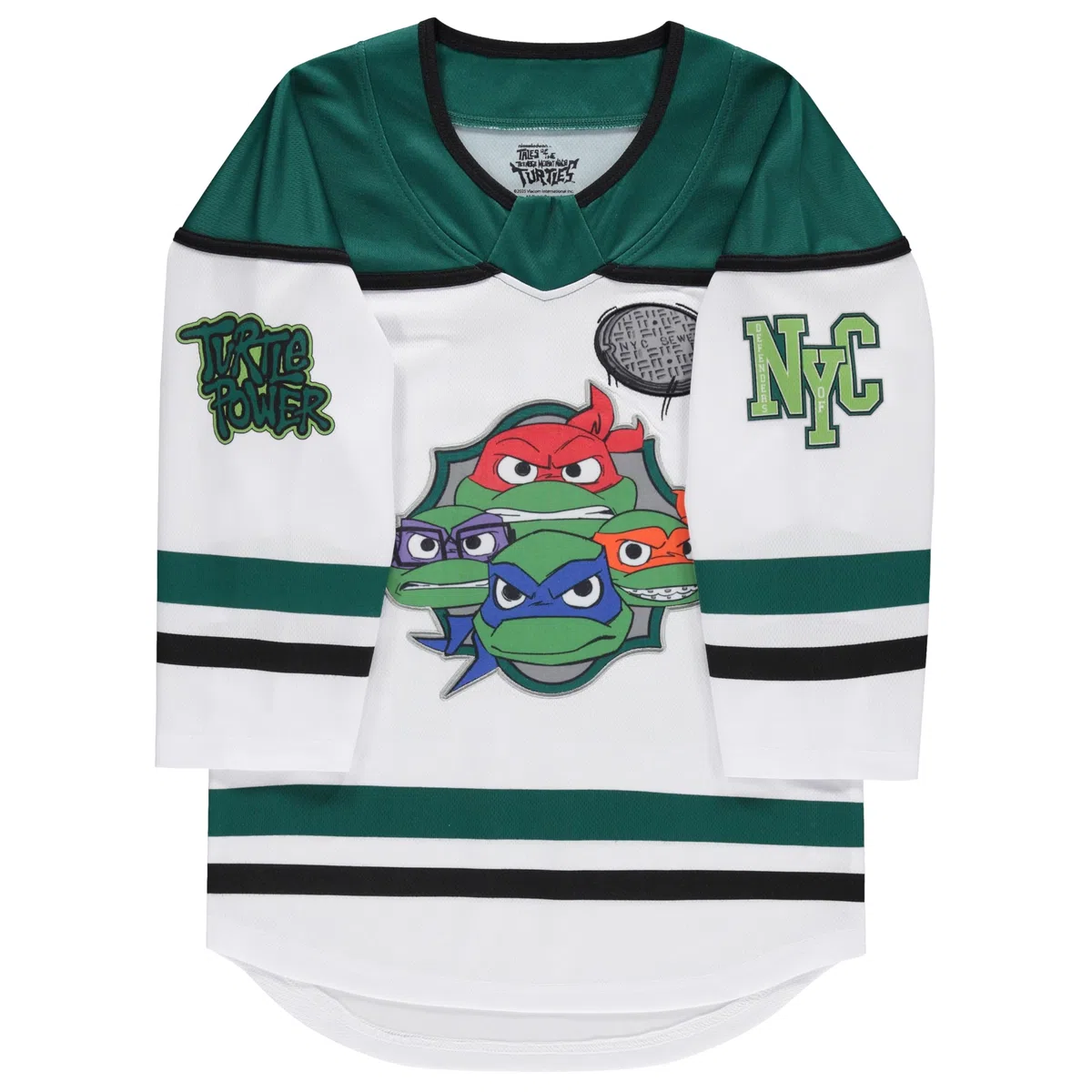 Teenage Mutant Ninja Turtles TMNT Boys Long Sleeve Hockey Jersey