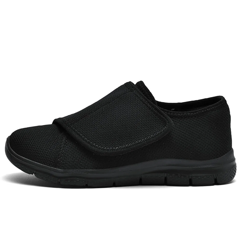 Diabetiker Schuhe Damen Herren Leichte Weit Klettverschuß Walkingschuhe Atmungsaktive Orthopädische Verbandschuh Sandalen Senioren Hausschuhe Gesundheitsschuhe