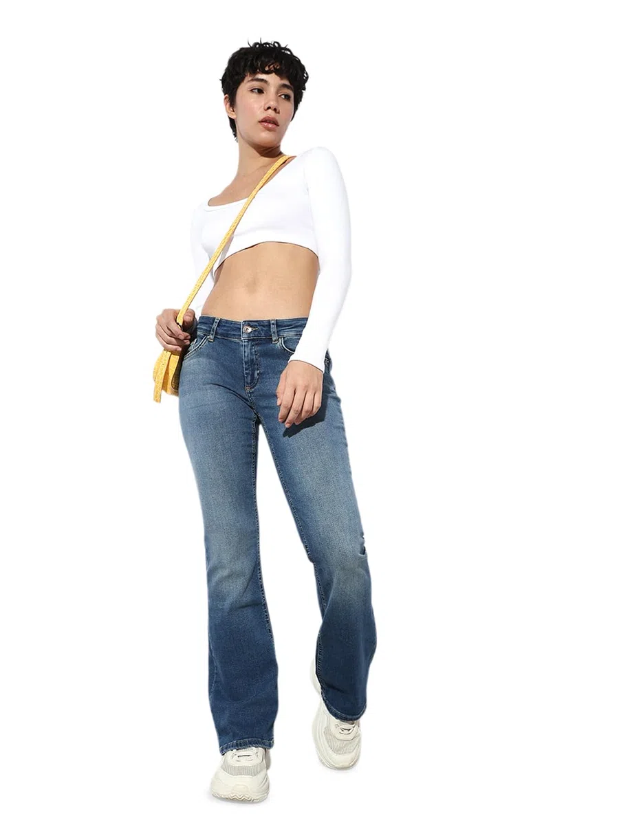 ONLY Female Flared fit Jeans ONLBLUSH Niedrige Taille Flared Jeans | Flared fit jeans