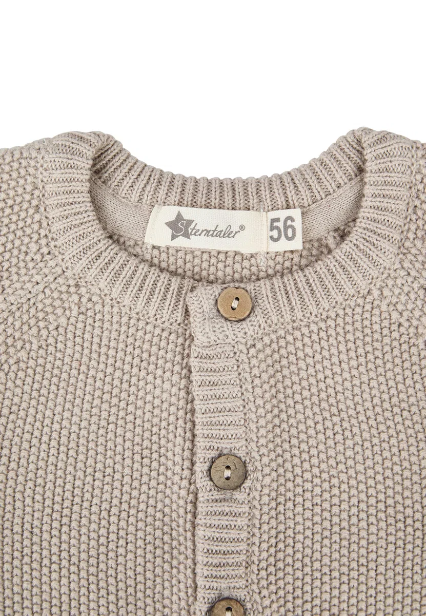 Sterntaler Strickjacke Struktur - Baby Jacke aus Baumwollgarn - Baby und Kinder Jacke mit Wickelverschluss zum Binden - Unisex Bekleidung