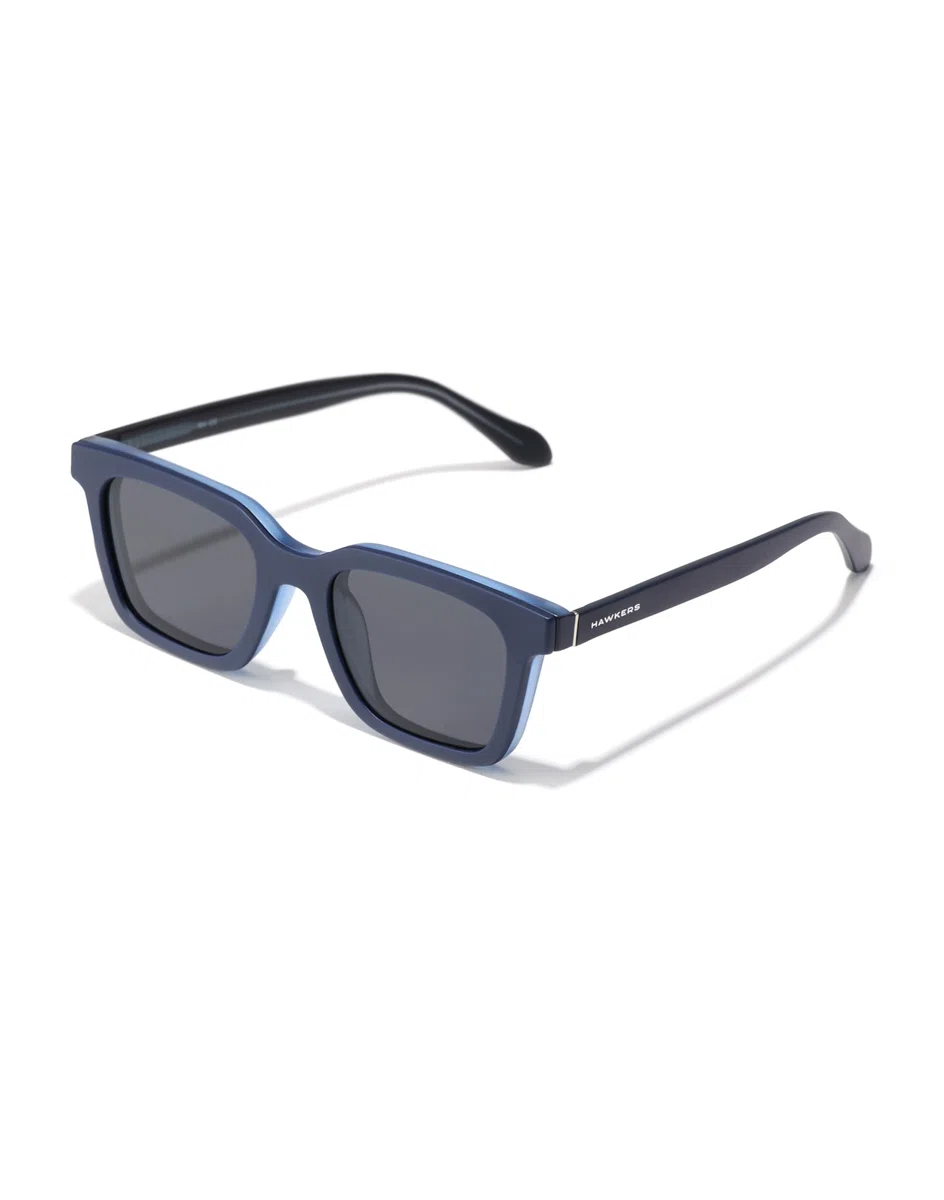 HAWKERS Brille mit Sehstärke für Herren und Damen optional mit Sonnenbrillentönung oder Blaulichtfilter, Quadratisch, gefertigt aus TR90 (inklusive Brillenetui)