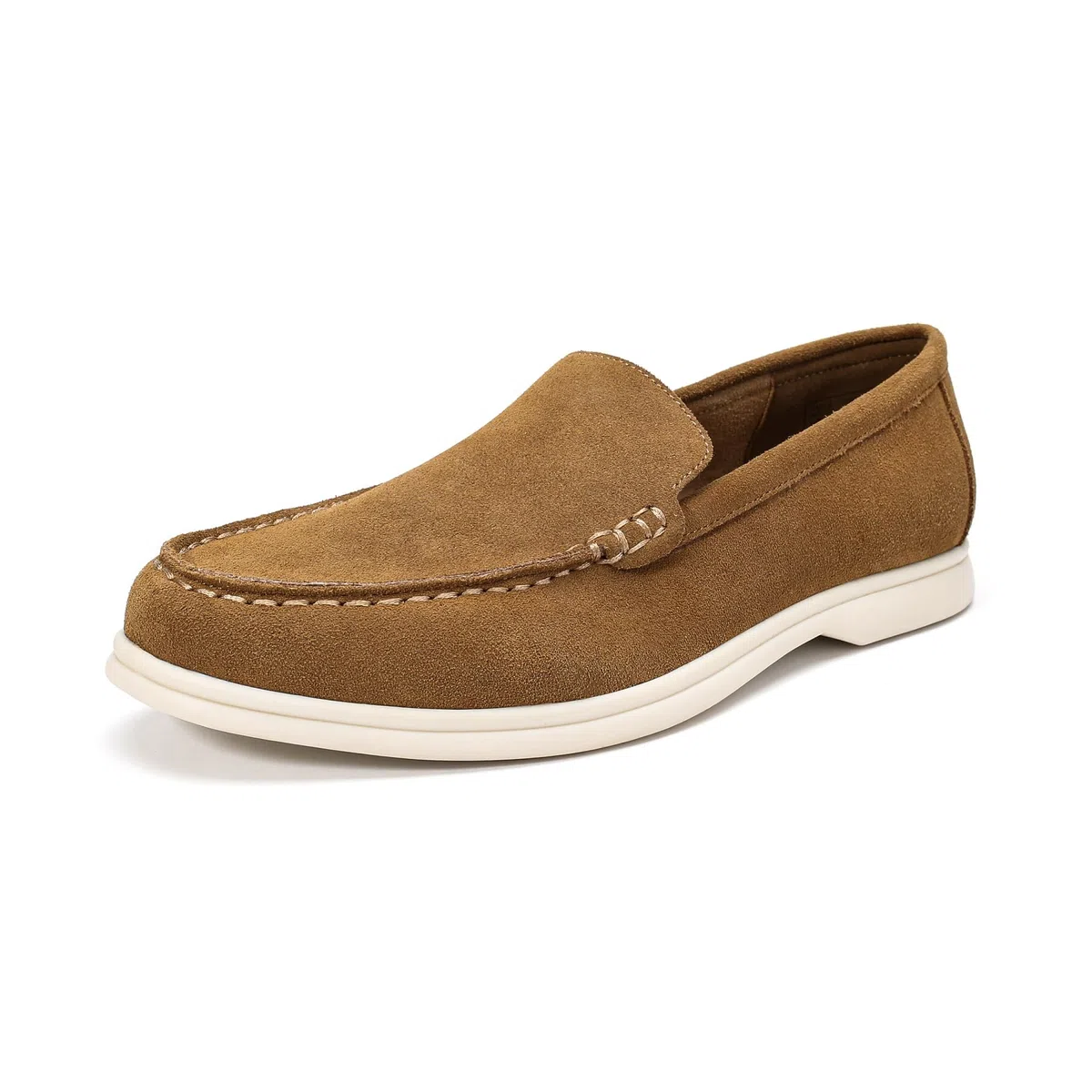 Allthemen Herren Loafer Wildleder Mokassin Bequem Flache Slipper Slip On Schuhe Casual Business