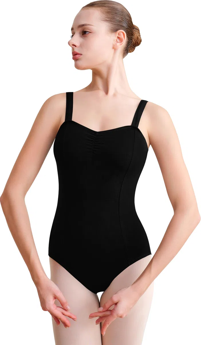 Damen Prinzessin Ballett Trikot Full Front Futter Elegant Ballettanzug Bodysuit Gymnastikanzug Tops Jumpsuit Ballettkleidung