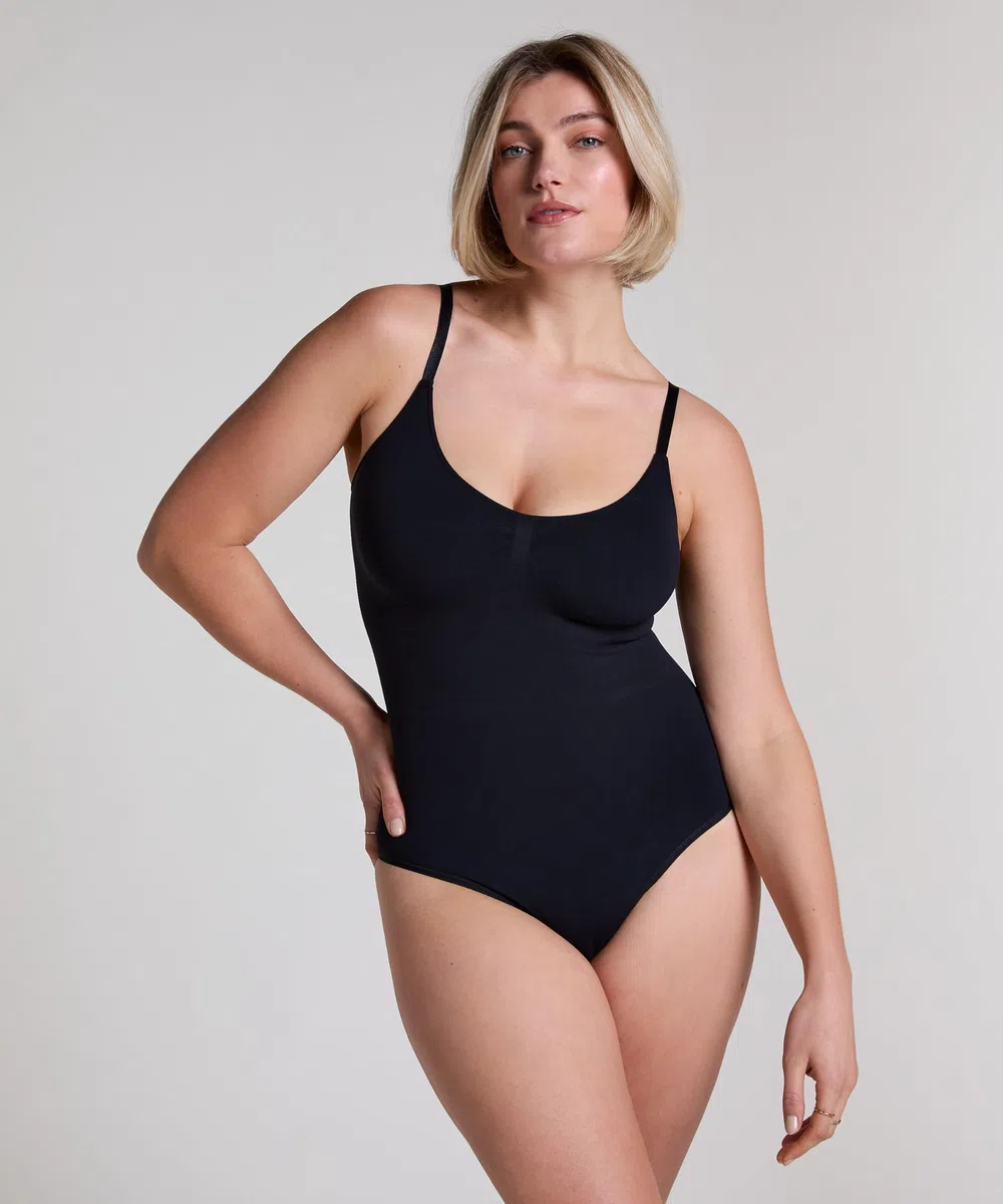 HUNKEMÖLLER Nahtlos betonender Body mit hohem Beinausschnitt