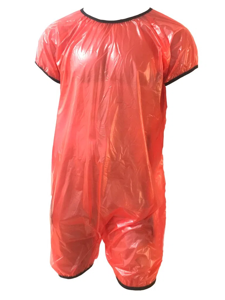 Haian Unisex-Baby-Strampler, transparent, superweich, PVC, für Erwachsene