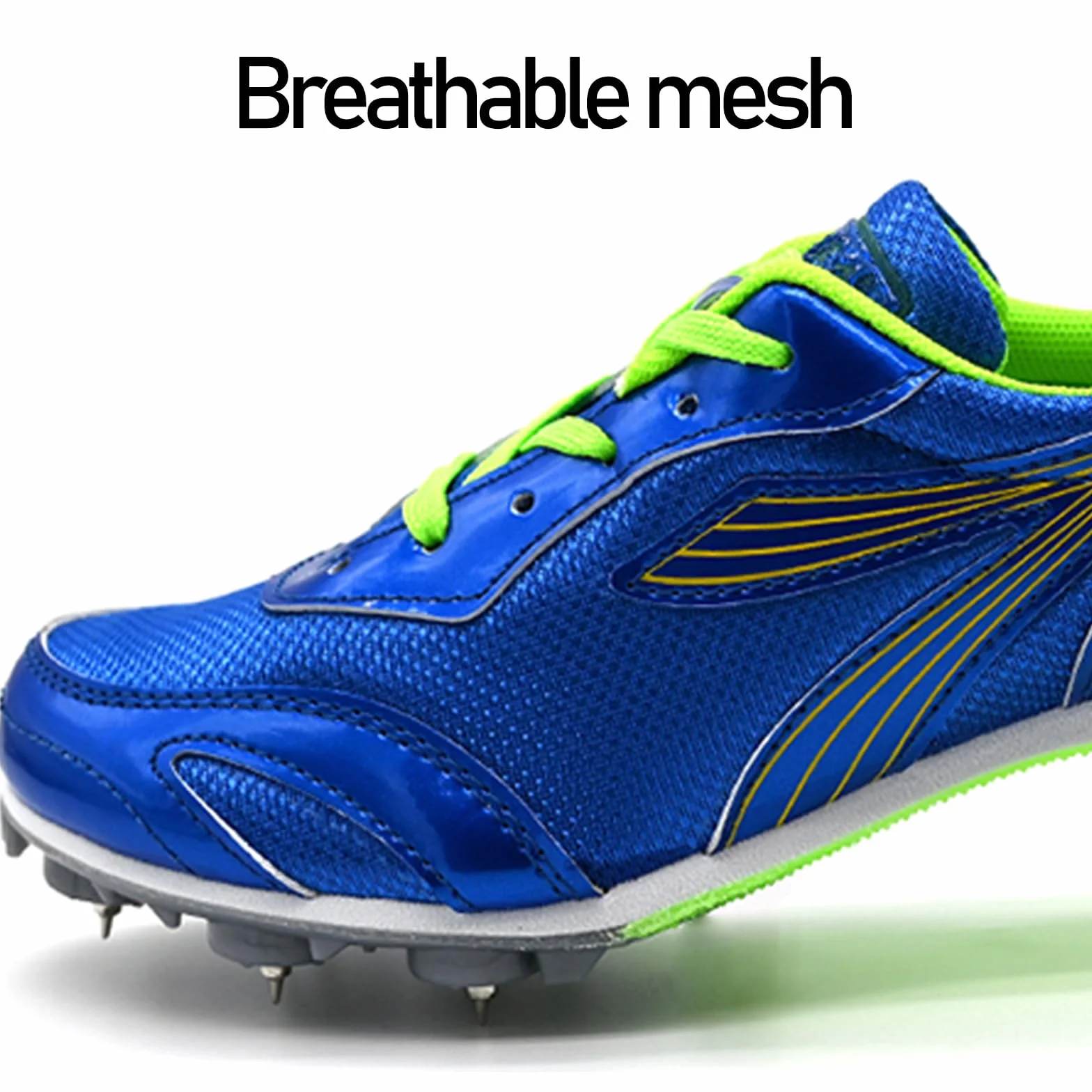 Spikes Leichtathletik Kinder,Leichte Spikes Laufschuhe,Herren Damen Leichtathletikschuhe,Atmungsaktive,Tragen Geeignet,Herren Damen Und Kinder,Wettkampf-Lauftraining Weitsprung Sneaker