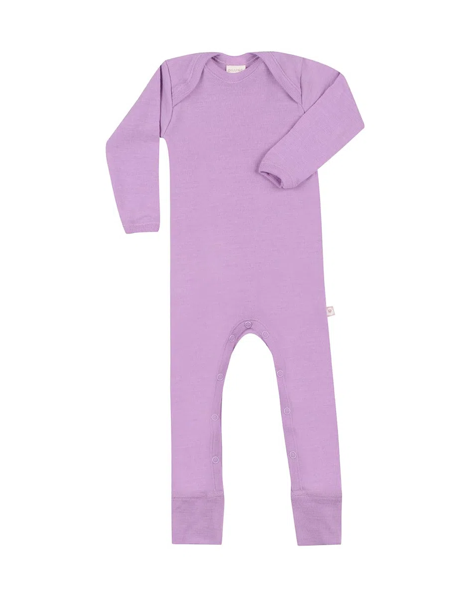 DILLING Einteiler aus natürlicher Merinowolle für Babys