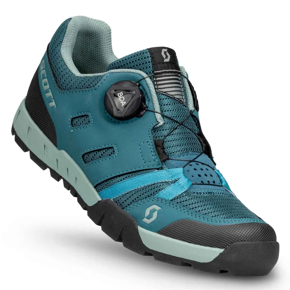 Scott Sport Crus-r Flat Boa Damen MTB Trekking Fahrrad Schuhe Petrol grün 2026