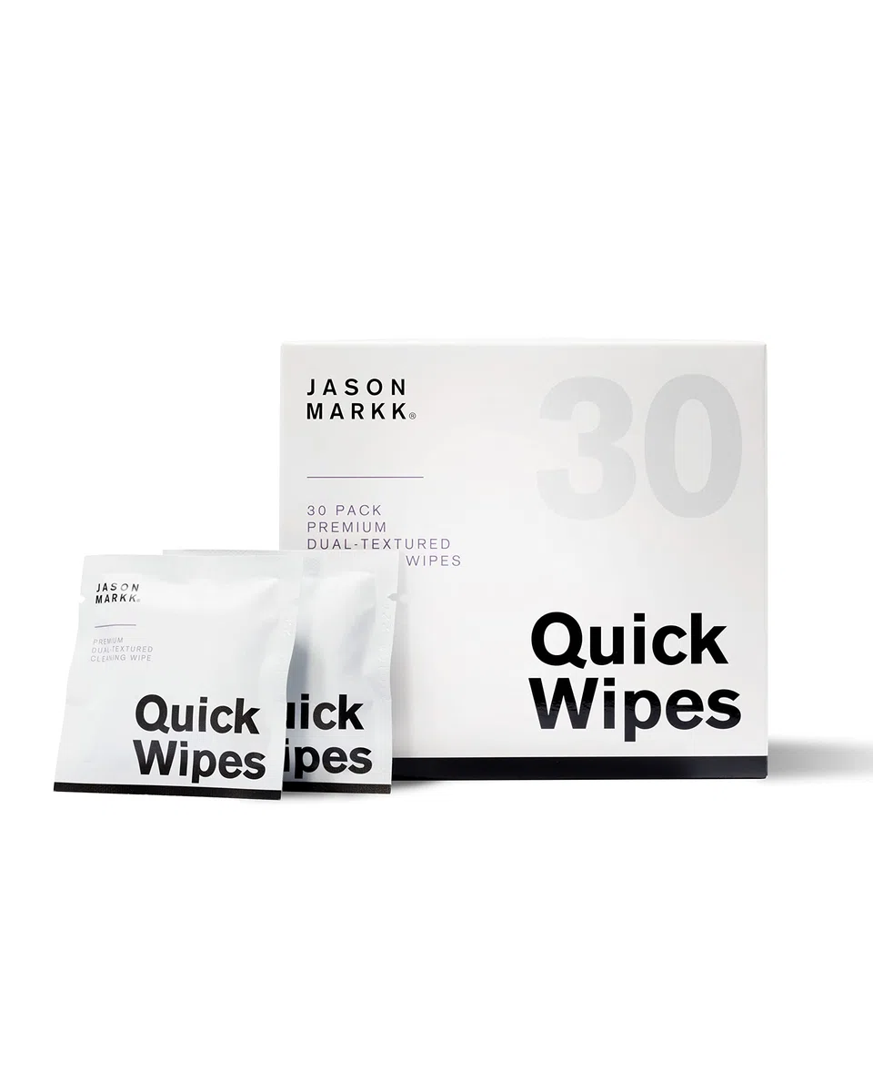 Jason Markk Quick Wipes, Schuhreiniger, Pflege für Sportschuhe, 30er Pack, Einzeln verpackt, Ideal für Schuhe, Sicher für Leder, Gummi, Plastik und mehr