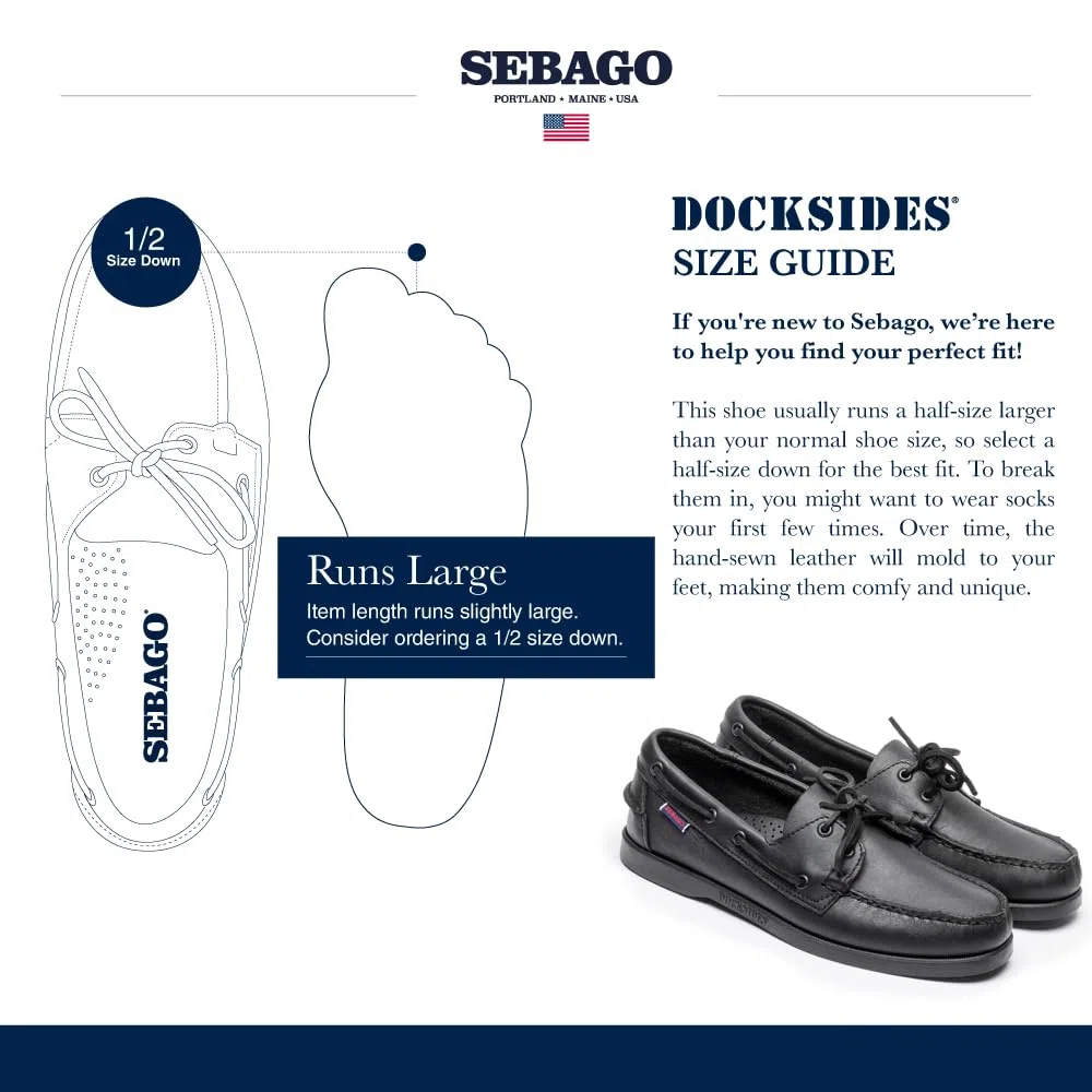 Sebago Herren Docksides PortlandBootsschuhe