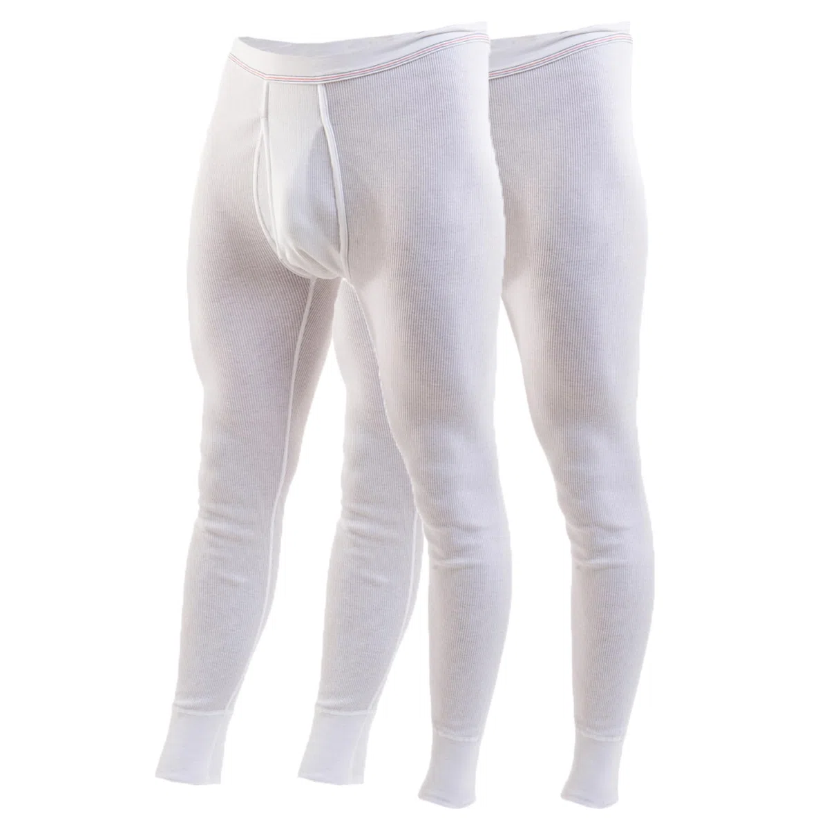 HERMKO 3542 2er Pack Herren Lange Unterhose Bio Baumwolle Doppelripp