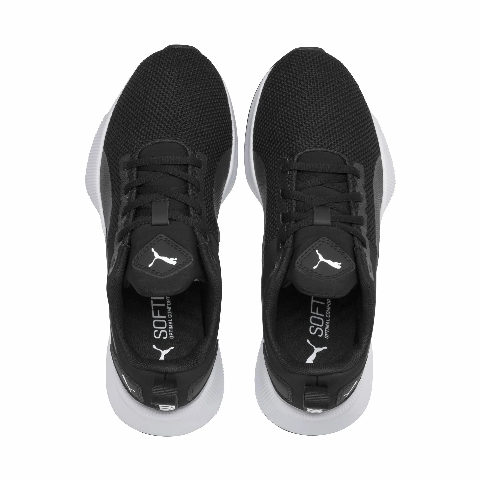 PUMA Flyer Runner Jr Sneaker, Schwarz Weiß