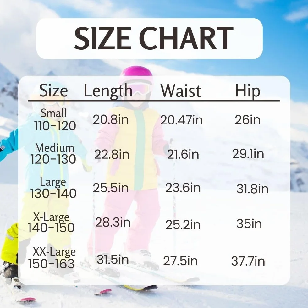 wasserdichte Thermohose für Jungen und Mädchen, Schneehose, Winter Outdoor Hose, Gefütterte Cargohose, Kinder Softshell Skihose
