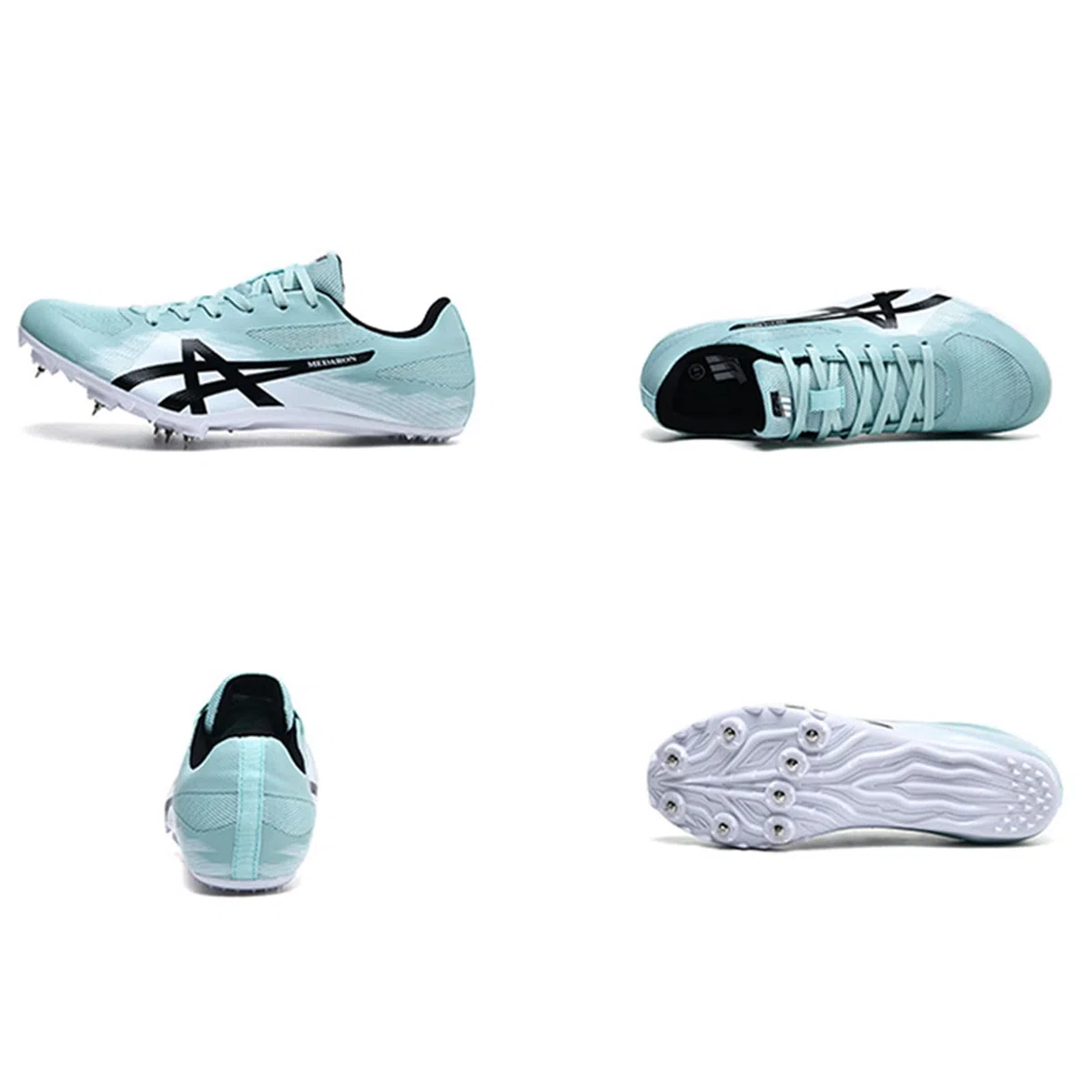 SDEQA Unisex Track and Field Spikes Schuhe Rennsprinte Sprint Runzeln Sneakers Atmungsaktiv Für Herren Frauen Jugendliche Leichtathletik