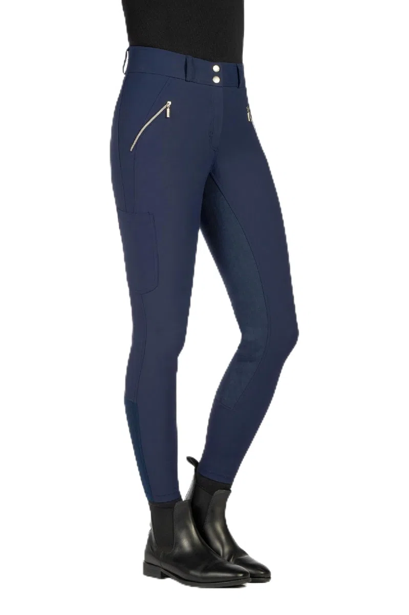 HKM Damen Hose Lia High Waist Alos-vollbesatz