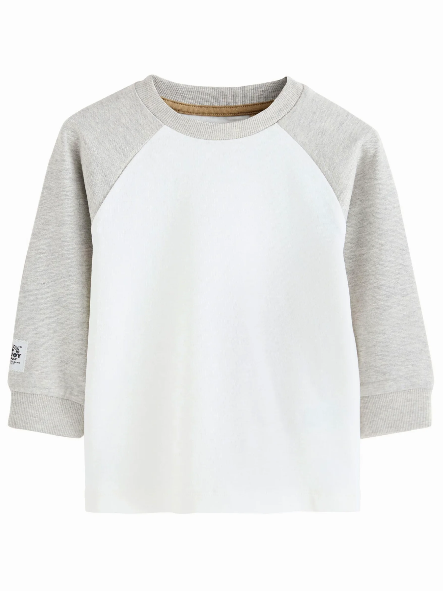 NEXT Jungen Langarmshirts mit Struktur, 3er-Pack 62-122