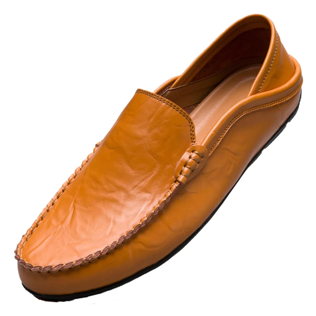 Mokassins Slipper Herren Leder Slip On Fahren Schuhe Leicht Weich Loafers Handgefertigt Flache Business Schuhe EU 39-EU 47