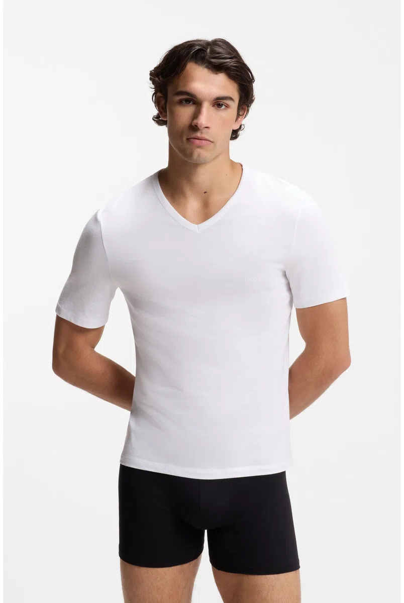 BOSS Herren T-Shirt Vn 3p Co T-Shirt (3er Pack)