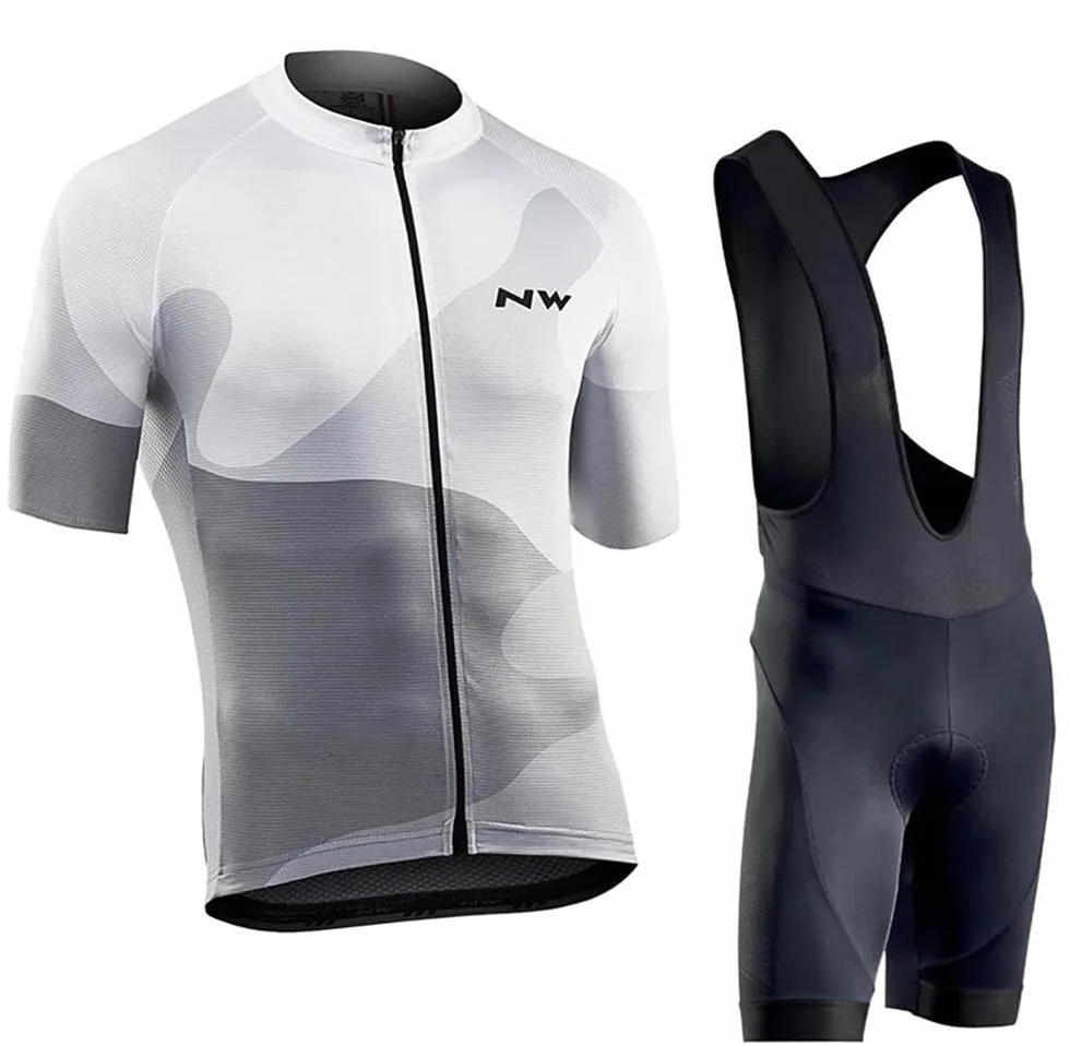 Moxilyn Fahrradtrikot Kurzarm Set für Herren Radtrikot T Shirt Radsport Radtrikot Set Fahrrad Trikot Kurzarm+Radhose mit 9D Gel,Ursprüngliche Gaze Radjacke und Radhose,Cycling Jersey Radtrikot