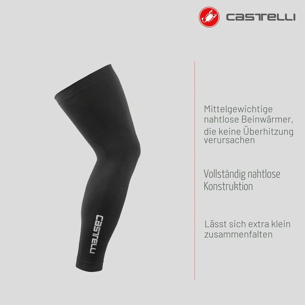 CASTELLI Unisex Pro Seamless Leg Warmer Leg warmers (1er Pack)