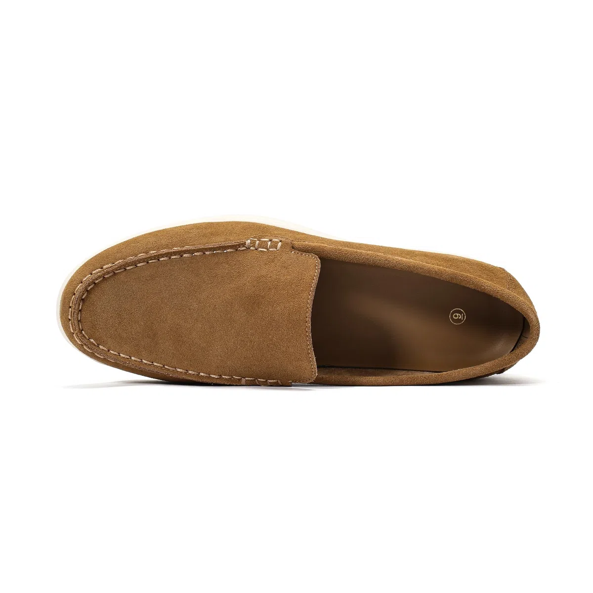 Allthemen Herren Loafer Wildleder Mokassin Bequem Flache Slipper Slip On Schuhe Casual Business
