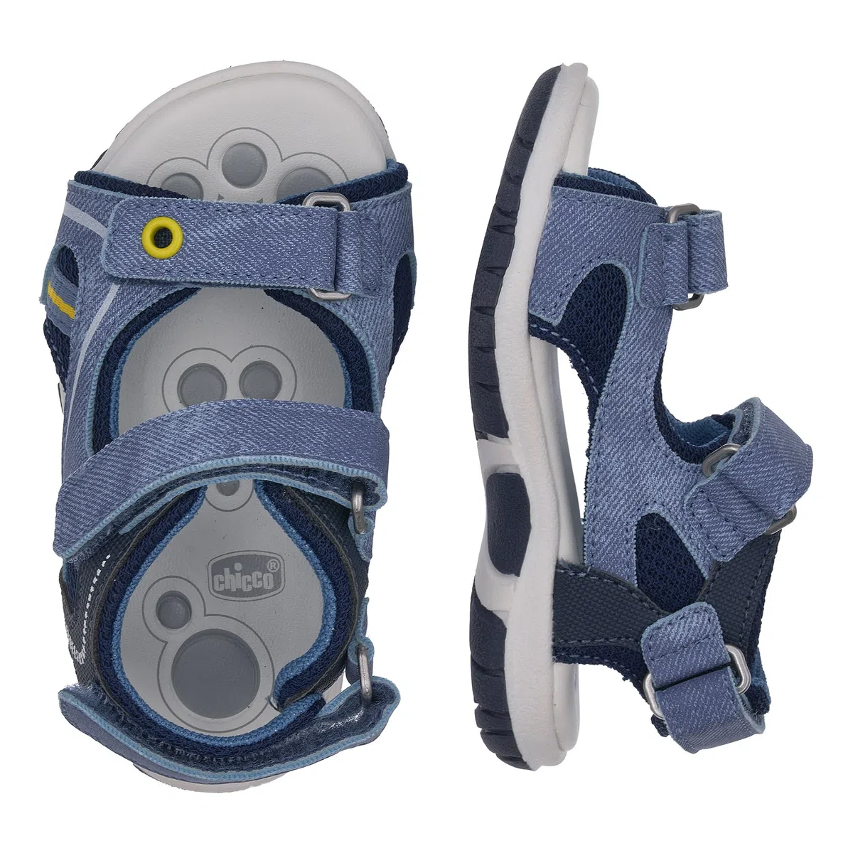 Chicco, Sandalen Jungen, mit Doppel-Klettverschluss, Schuhe für Kinder und Jugendliche, Designed in Italy