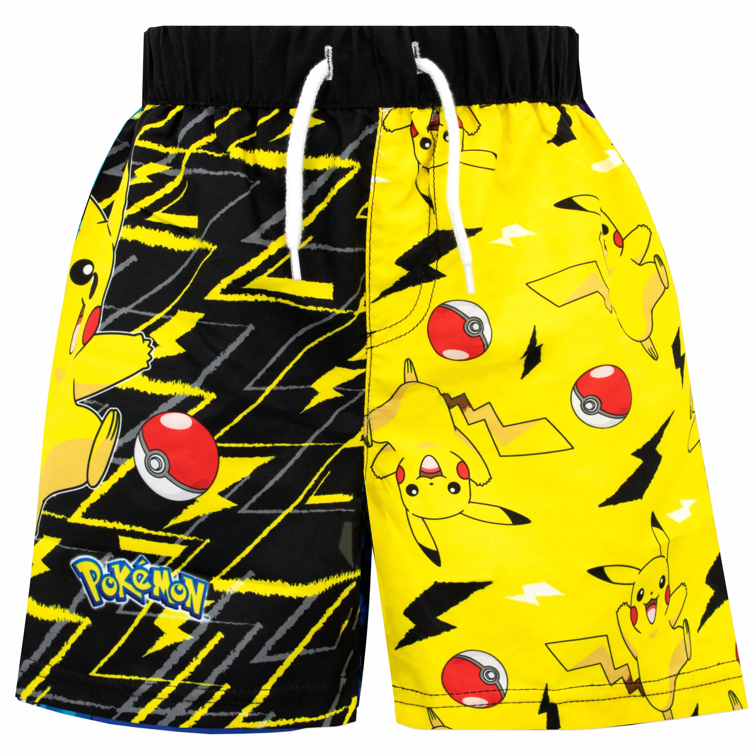 Pokemon Badehose Jungen | Pikachu Badehose Für Jungen | Pokeball Schwimmshorts Kinder | Badeshorts Pikachu
