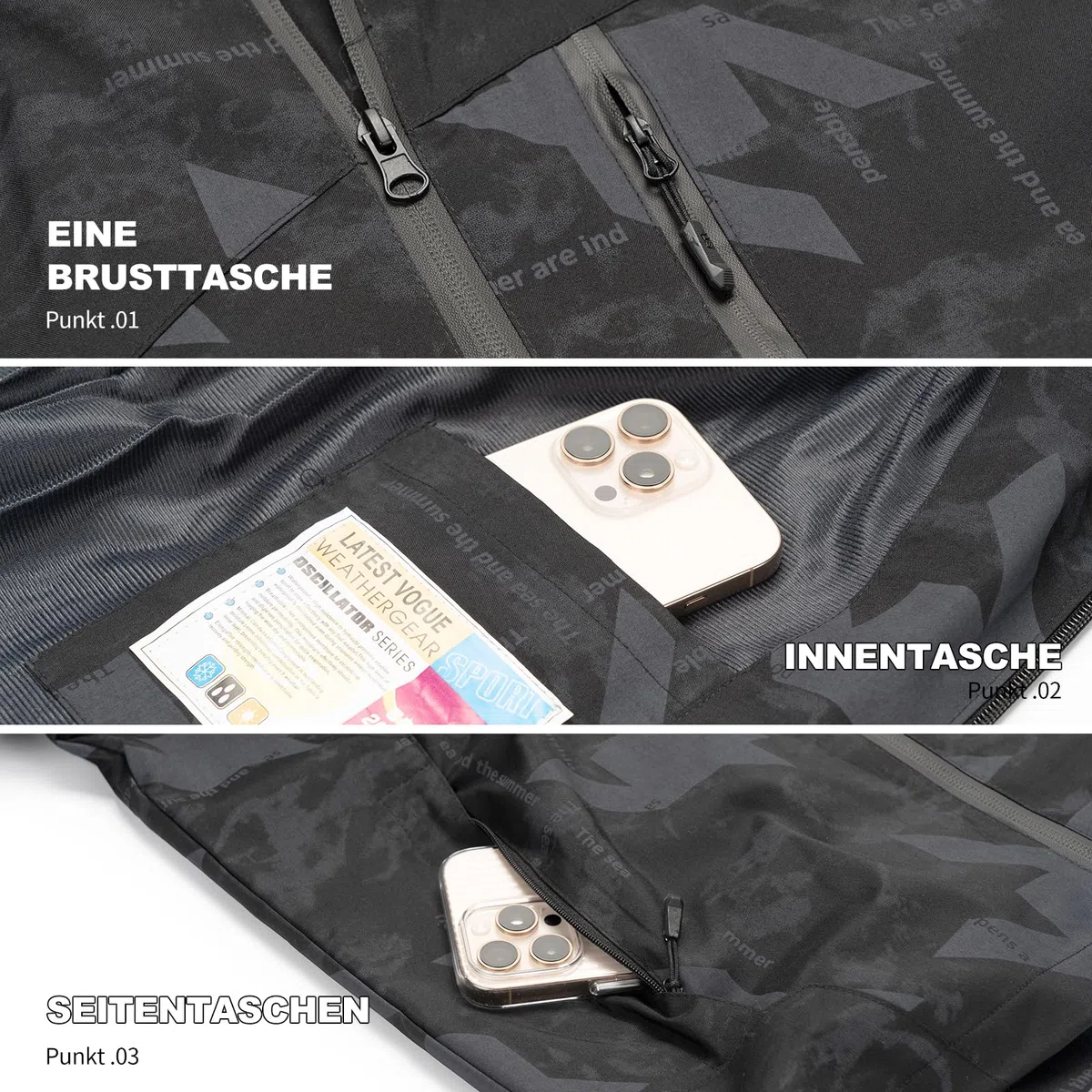 LBL Softshelljacke für Herren Wasserdicht Outdoor Jacken Warme Gefütterte mit Abnehmbarer Kapuze Atmungsaktive Wanderjacke übergangsjacke