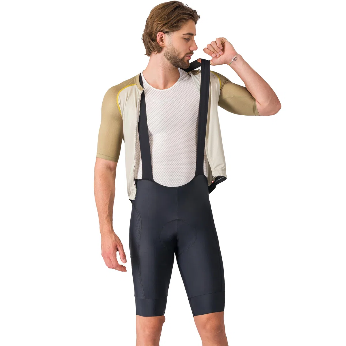 CASTELLI Unlimited 2 Cargo-Trägerhose für Herren, Performance Gravel & Rennrad, bequeme Sitzpolster und Aufbewahrungstaschen