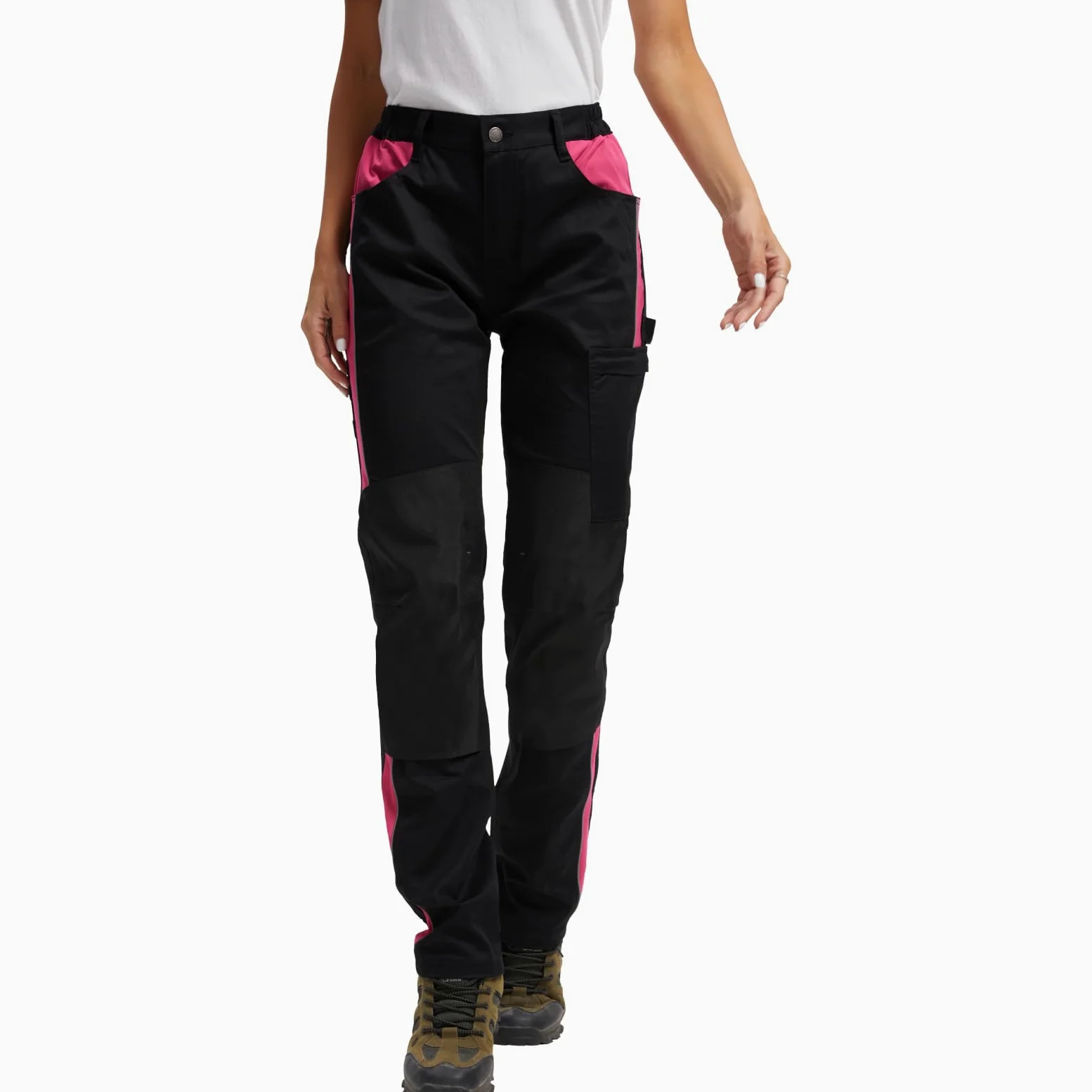 WORK IDEA Damen-Arbeitshose in Figurbetonter Passform, elastisch und leicht, mit Mehreren Funktionaltaschen.