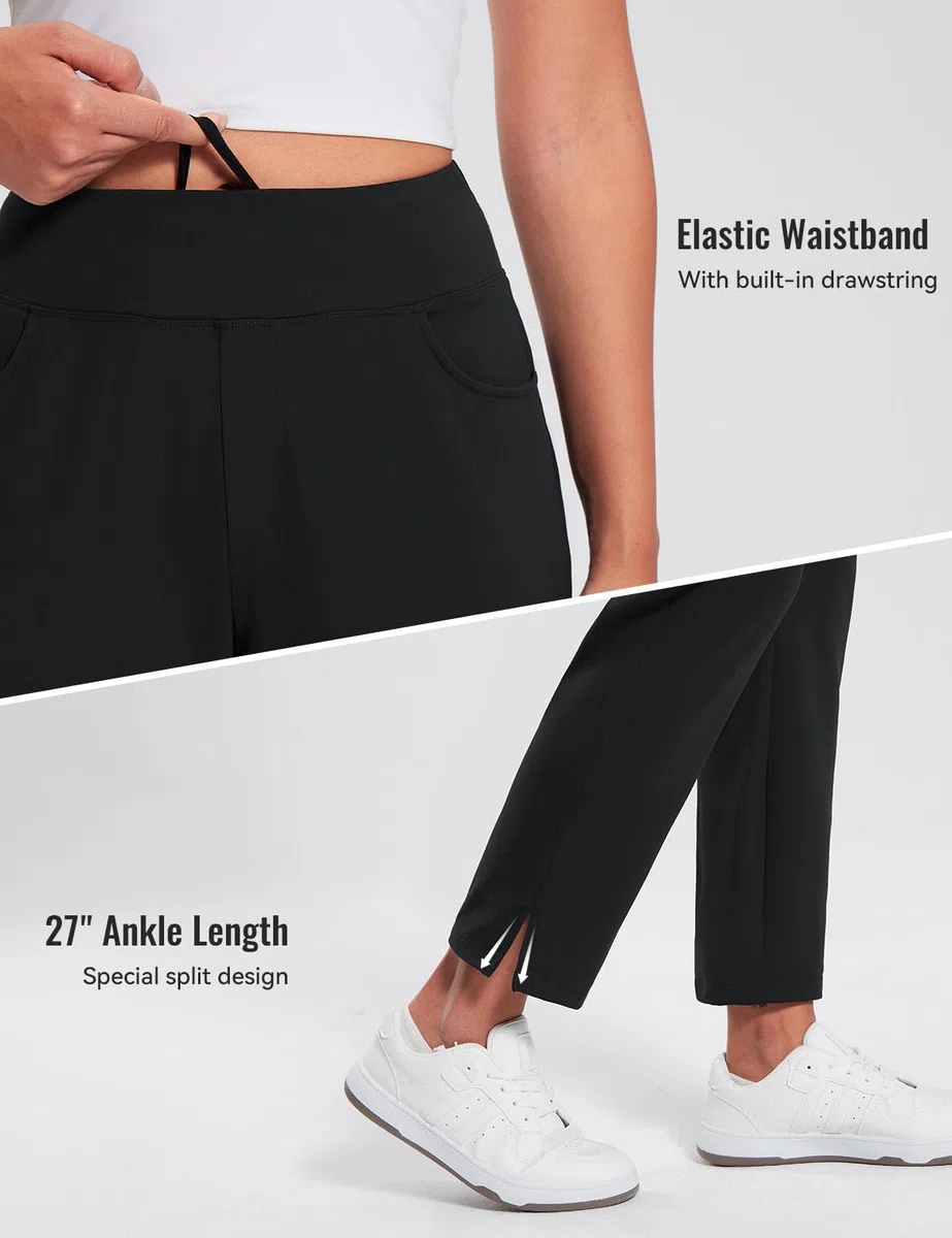 baleaf Damen Sport Jogginghose Sporthose mit Taschen Golfhose
