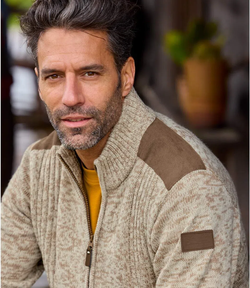 ATLAS FOR MEN - Cardigan Pullover Herren - Strickjacke - In großen Größen erhältlich