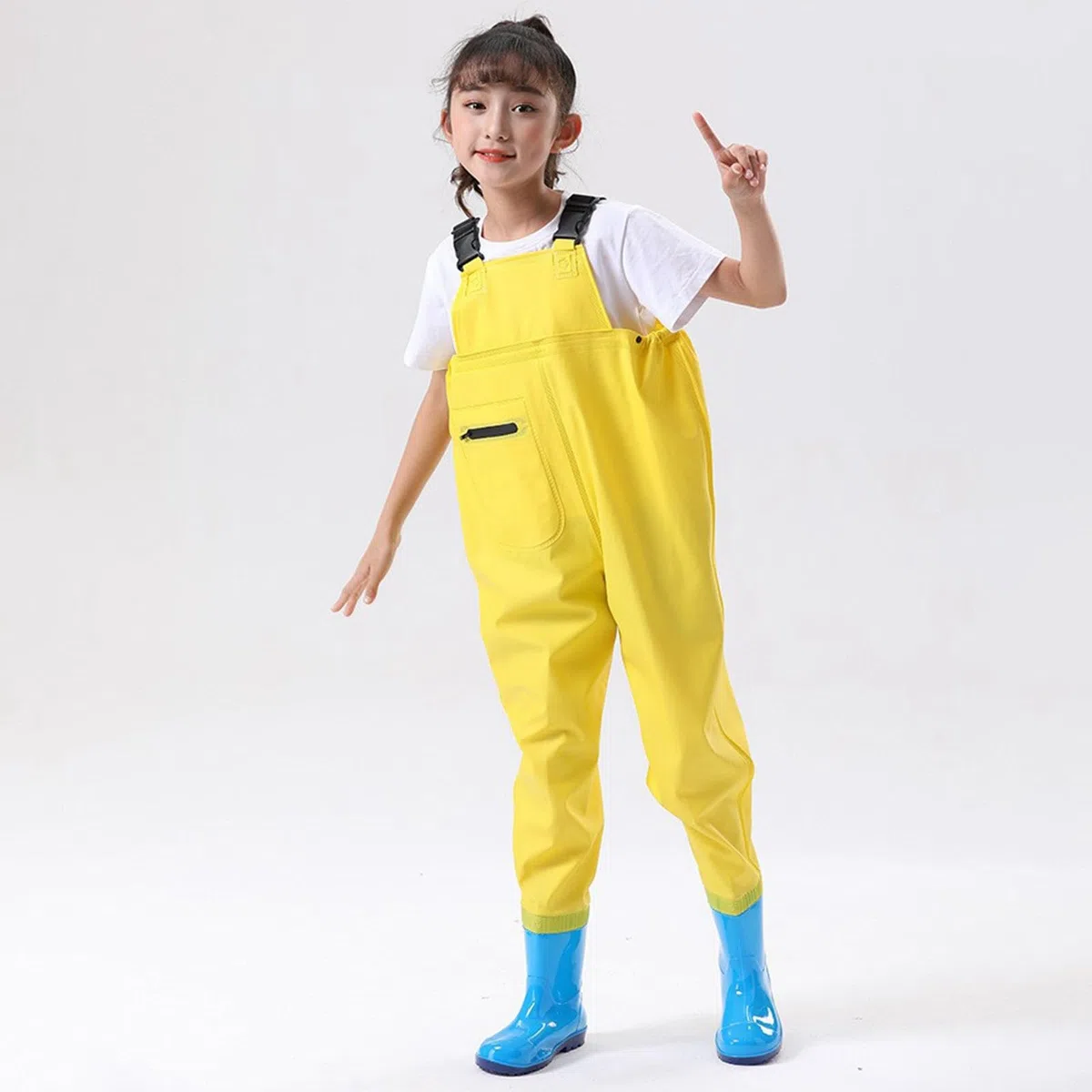 Regenhose Kinder, Unisex Kinder Matschhose Regenlatzhose Textilfutter Wind-und wasserdichte Regenhose Regenbekleidung Regenanzug Regenponcho Latzhose