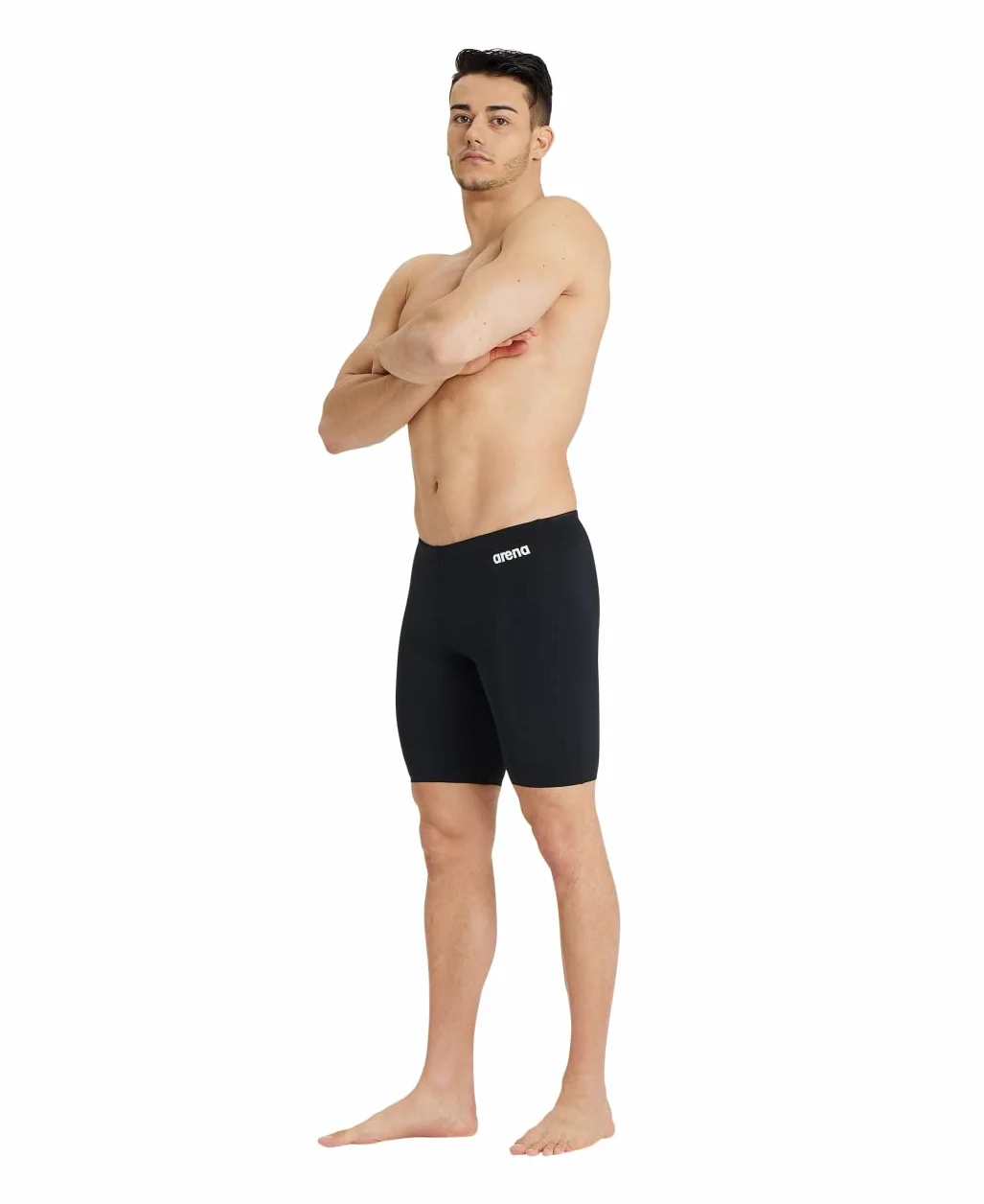 Arena Solid Team Men's Swimming Swimsuit, Quick-Drying Swimsuit, Men's Jammer Swimsuit, MaxLife Fabric with Maximum Chlorine Resistance and UPF 50+ UV Protection